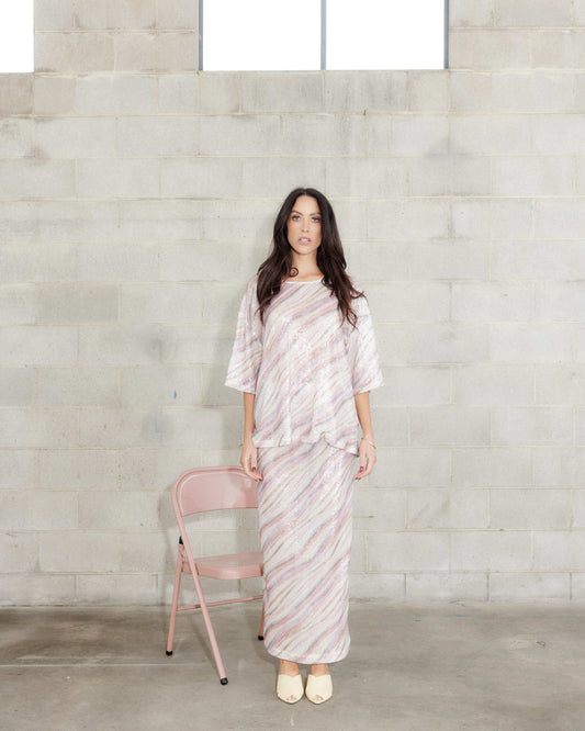 OPALITE MAXI SKIRT — PP0912