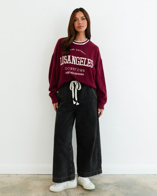 LOL70448/H LOSANGELES KNIT JUMPER