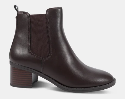 Audrey BOOTS - BLK & CHOCOLATE