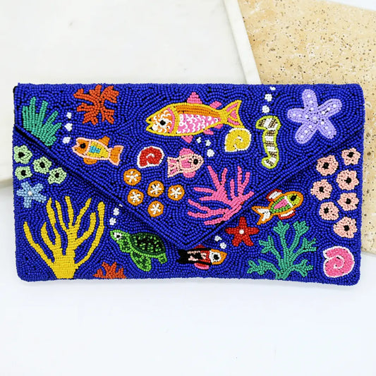 Under the Sea Beaded Clutch - BEX-CL