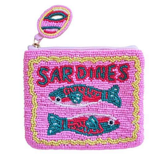 Fuschia Sardines Pouch BHX-PO