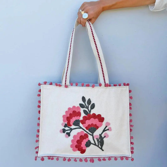 Blush Blooms Tote BIJ-BG
