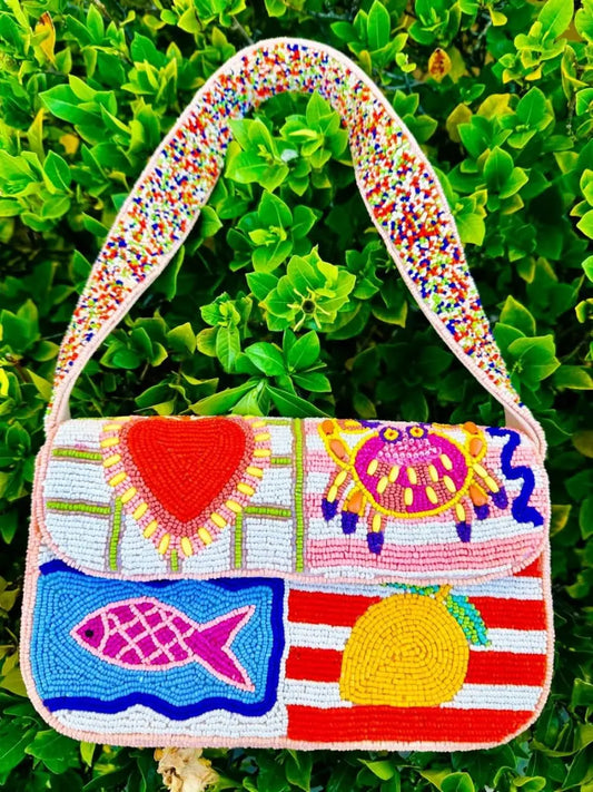 Coastal Bliss Beaded Bag BJF-BG
