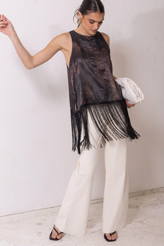 LPE860/O TASSEL TOP