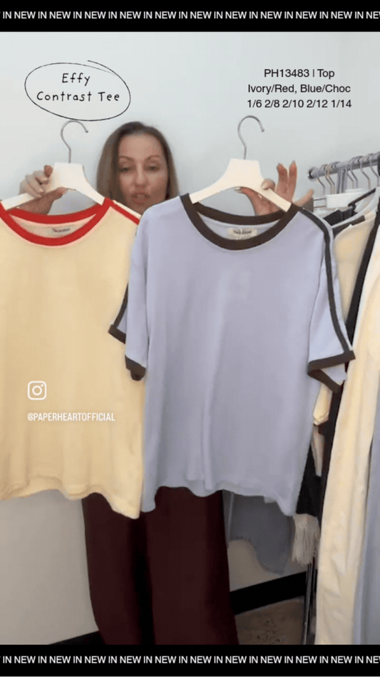 PH13483/O EFFY CONTRAST TEE