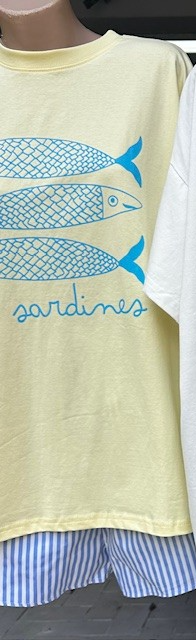 #409-1 Yellow/Blue Le Sardines Set