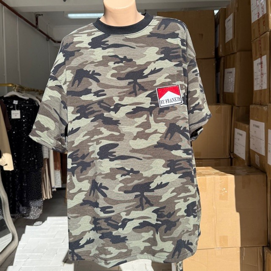 791-5 Camo T-Shirt With By Frankie Patch