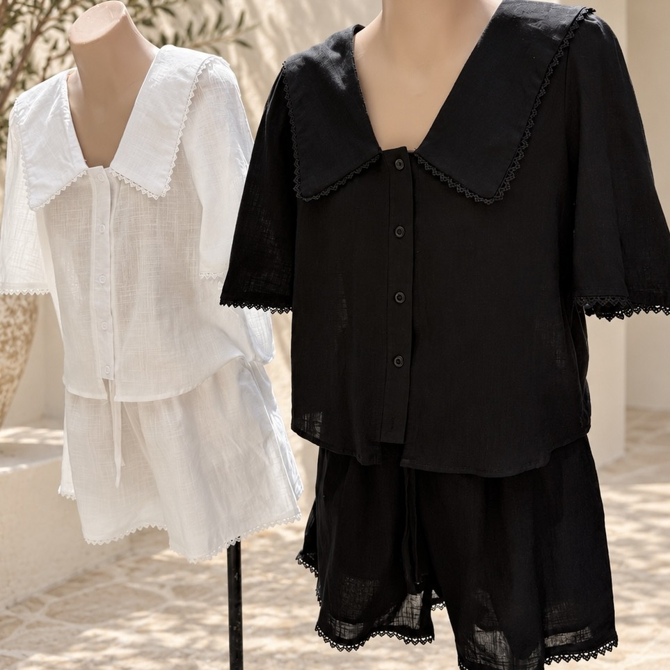 Z802 Collar Shirt Set