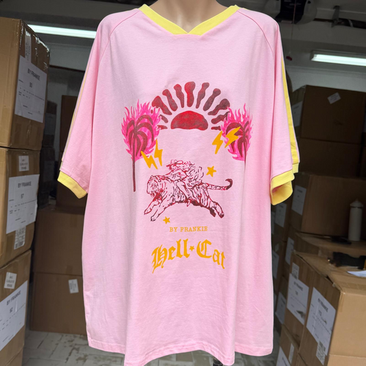 751-23T Hell Cat Cowgirl T-Shirt