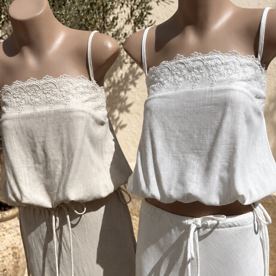 Z803 Lace Maxi Skirt Set
