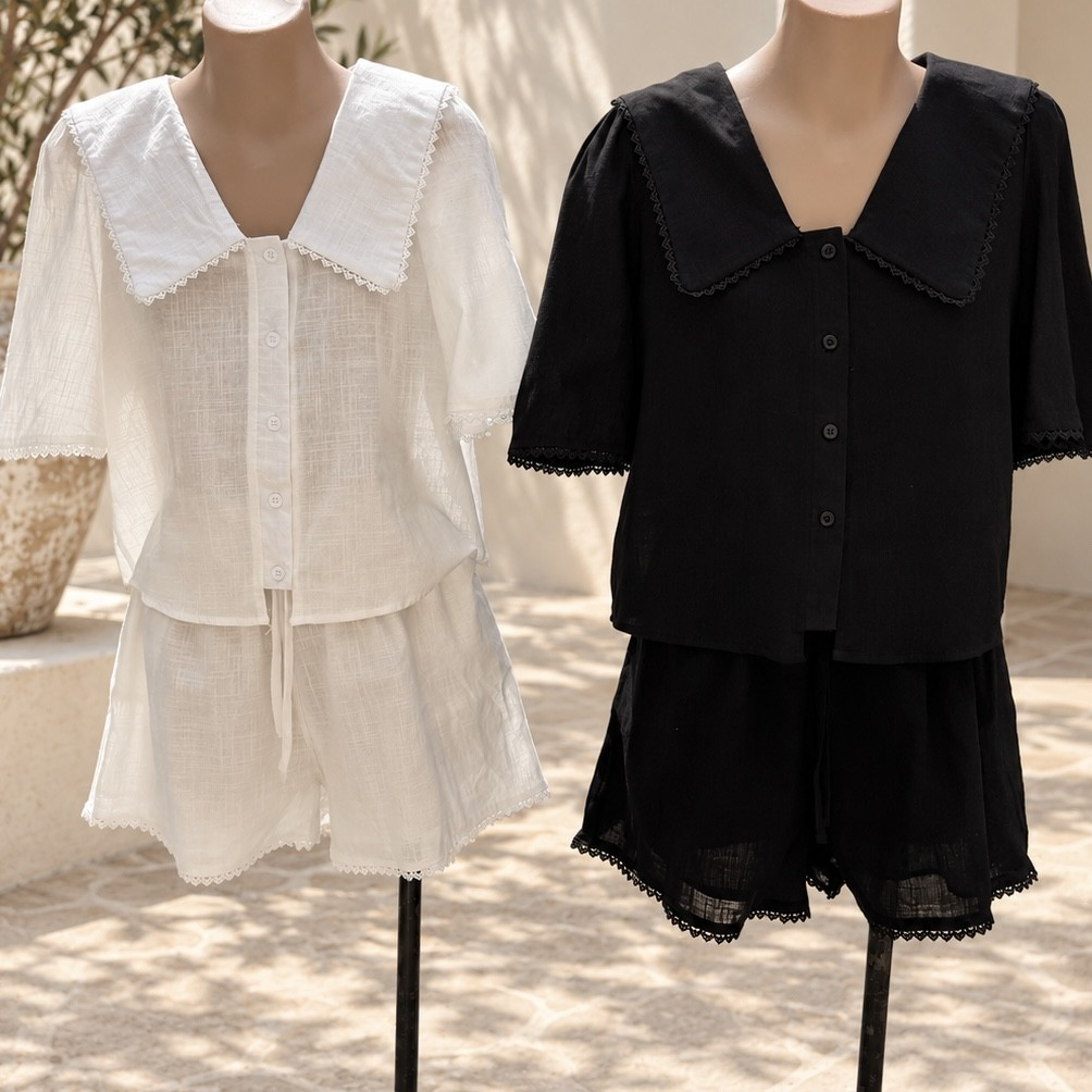 Z802 Collar Shirt Set