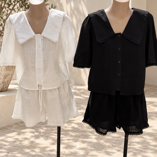 Z802 Collar Shirt Set
