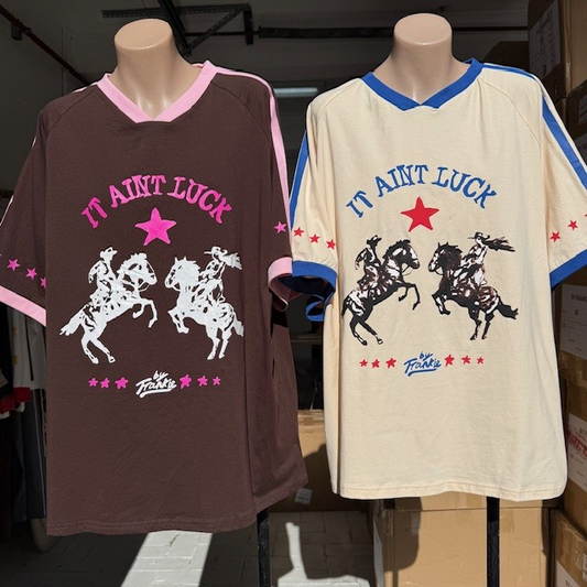 751  It Ain't Luck Horse Tshirt