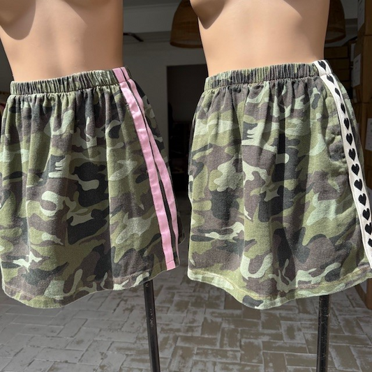 536 camo mini skirt