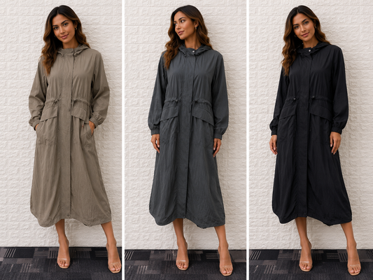 60813/O LONG SLEEVE LONGLINE JACKET