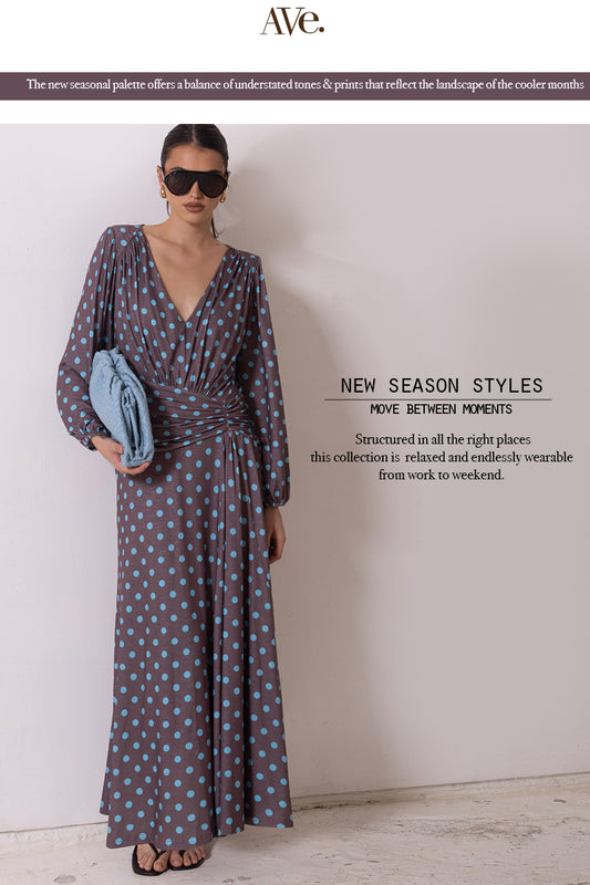 ALP1382/O SPOT MAIX DRESS