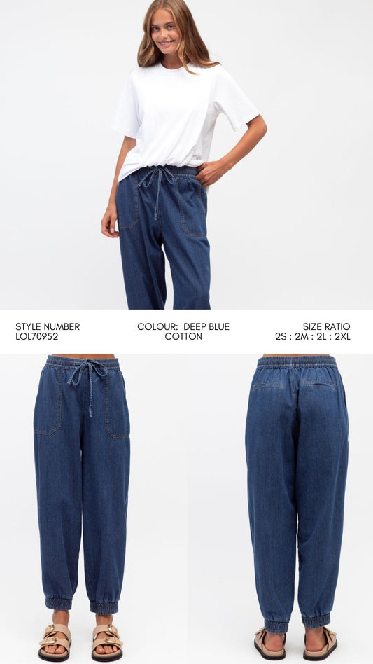 LOL70952/O slouchy chambray jeans