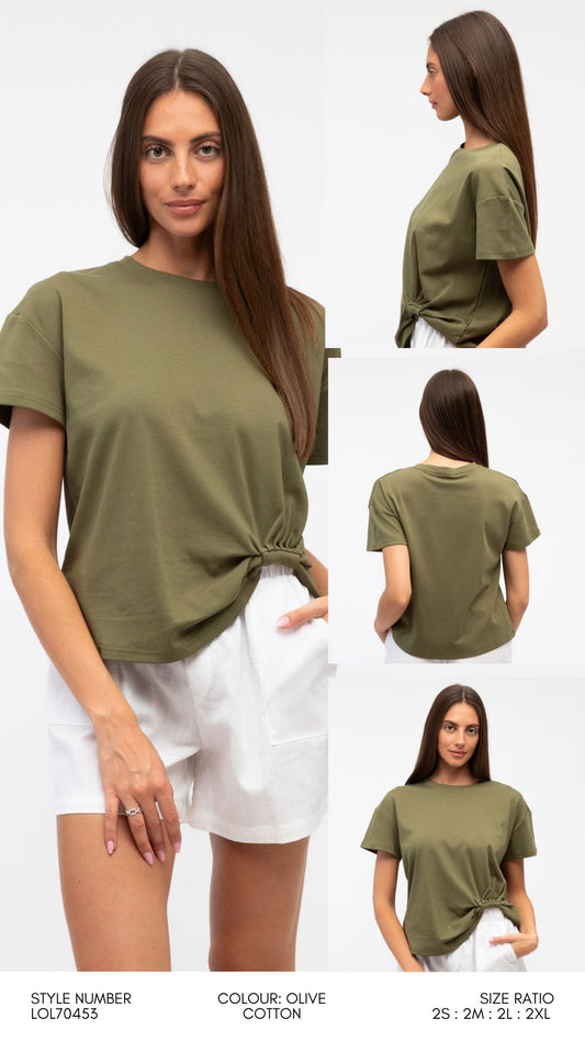 LOL70453/O EASY TUCK TEE