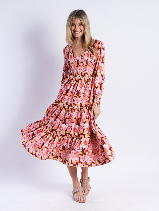 S24D02LE - PHOENIX DRESS FLORAL