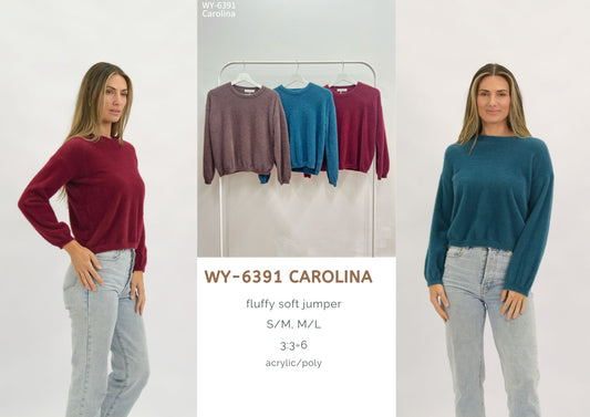 WY-6391 Carolina fluffy soft jumper