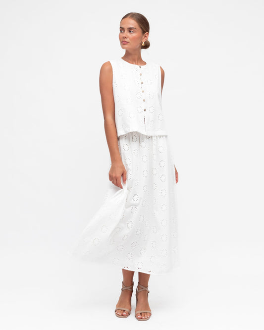 TF10327/O LACE SKIRT