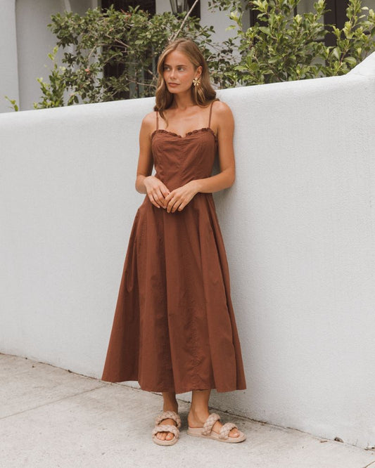 VV11754/O LINE MOTION MAXI DRESS