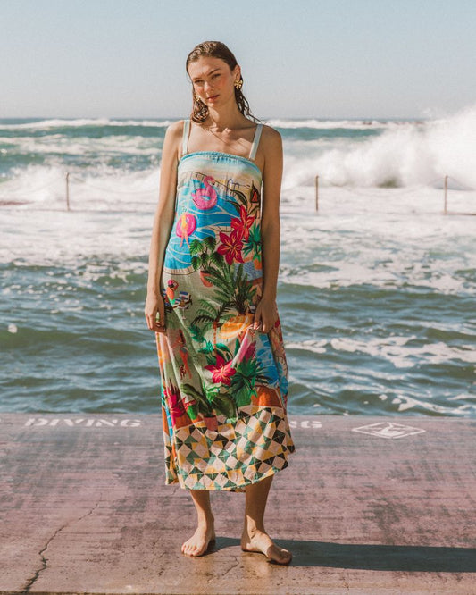 PHE12953/O POOLSIDE MAXI