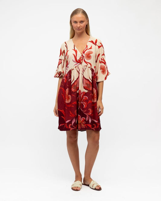LOLE71161/O - KINDRED SPIRIT SMOCK DRESS