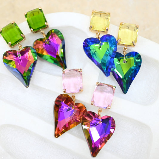 HEART EARRINGS - JCC-E