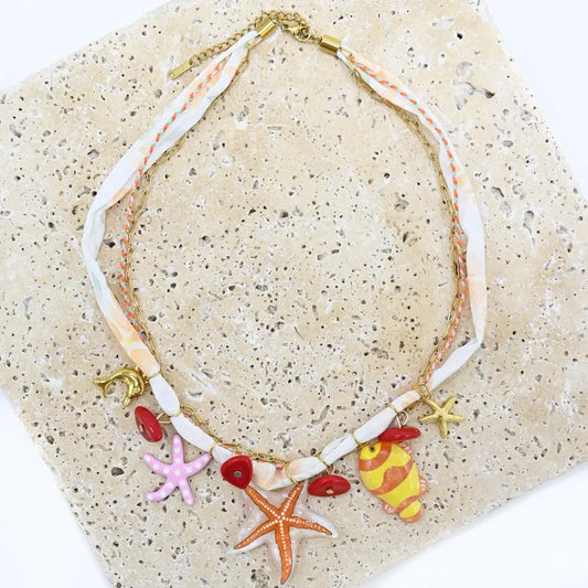JKQ-N Starfish Necklace