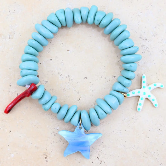 JKS-B Blue Starfish Bracelet