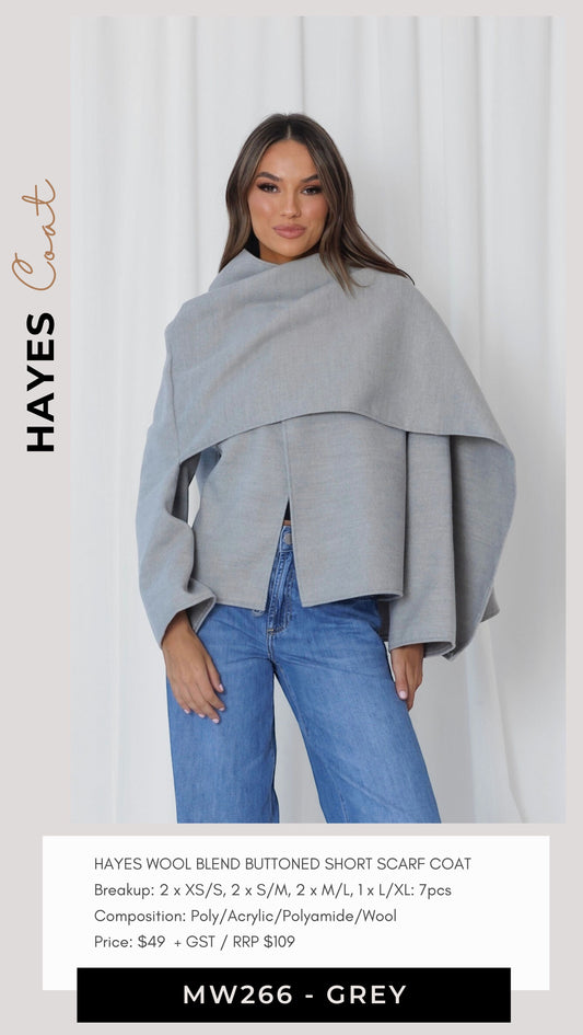 MW266 - HAYES WOOL BLEND GREY KNIT