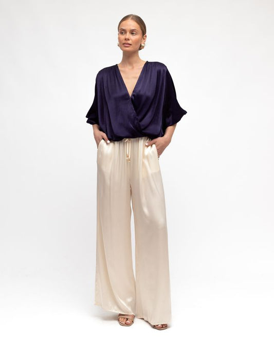TF7205-100/O - PLAIN SATIN CROSS OVER TOP