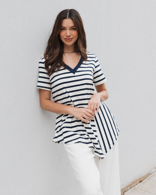 LOL70390/O STRIPE TEE