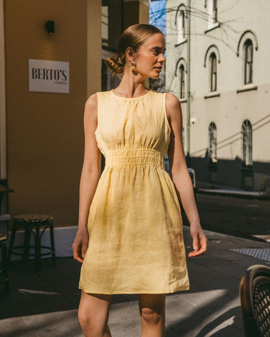 TFL10981/O LINEN DRESS