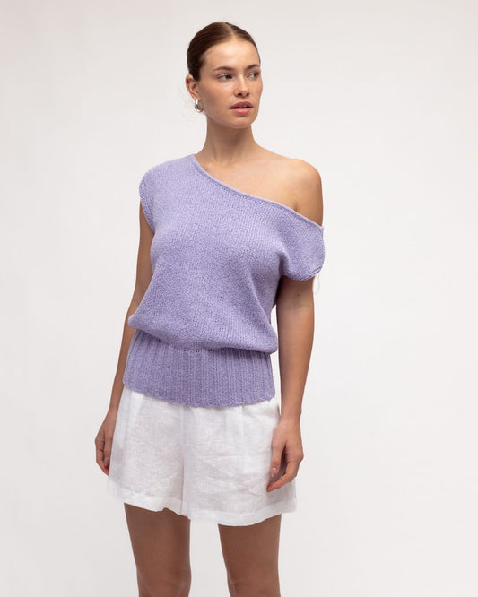 TF10865/O OFF SHOULDER KNIT