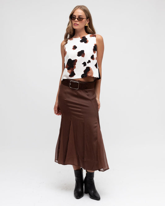 PH11003/O SATIN SKIRT