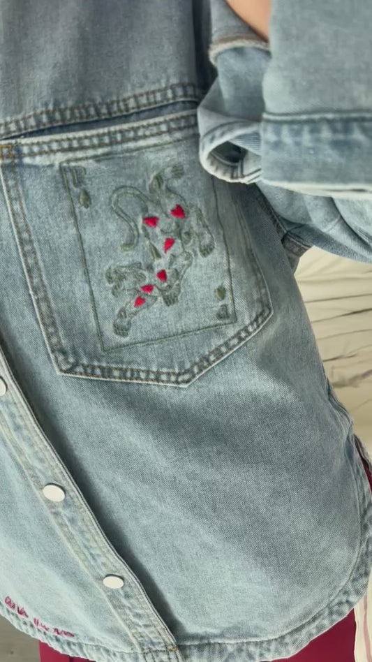 Lucky Tiger Denim shirt PP0512