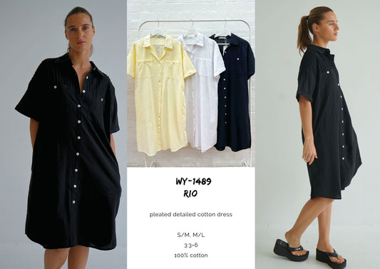 WY-1489/ SHIRT DRESS