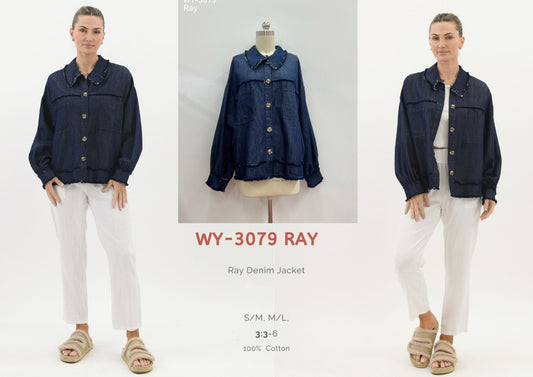 WY-3079/O - RAY DENIM JACKET
