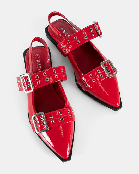 BONITA - Red Patent