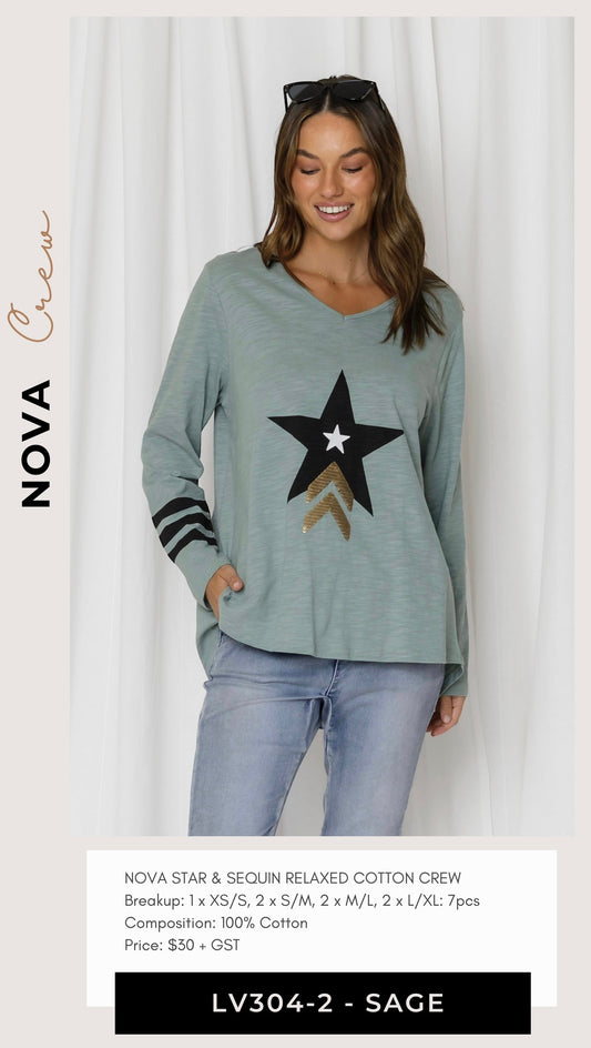 LV304-2 /O Nova L/S Crew