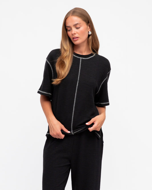 PH12324/O KNIT TEE & PANT SET