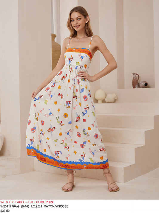 W2011776A-9/O MAXI DRESS