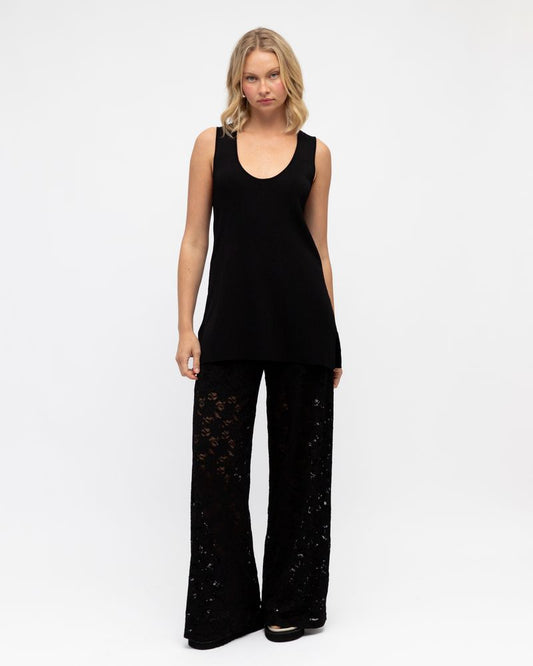 TF11125/O LONG LINE KNIT TANK
