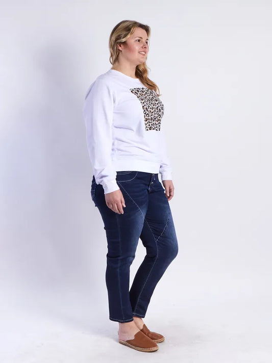 S24J44LE  LEOPARD SWEAT