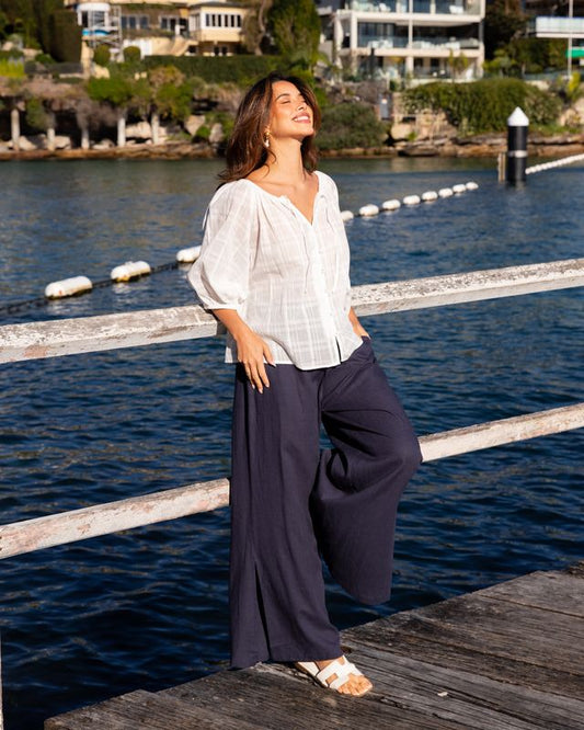 LOL22294/O LINEN PANT