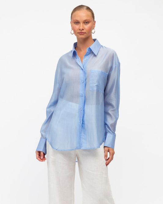 TF10475-16/O SHEER SHIRT